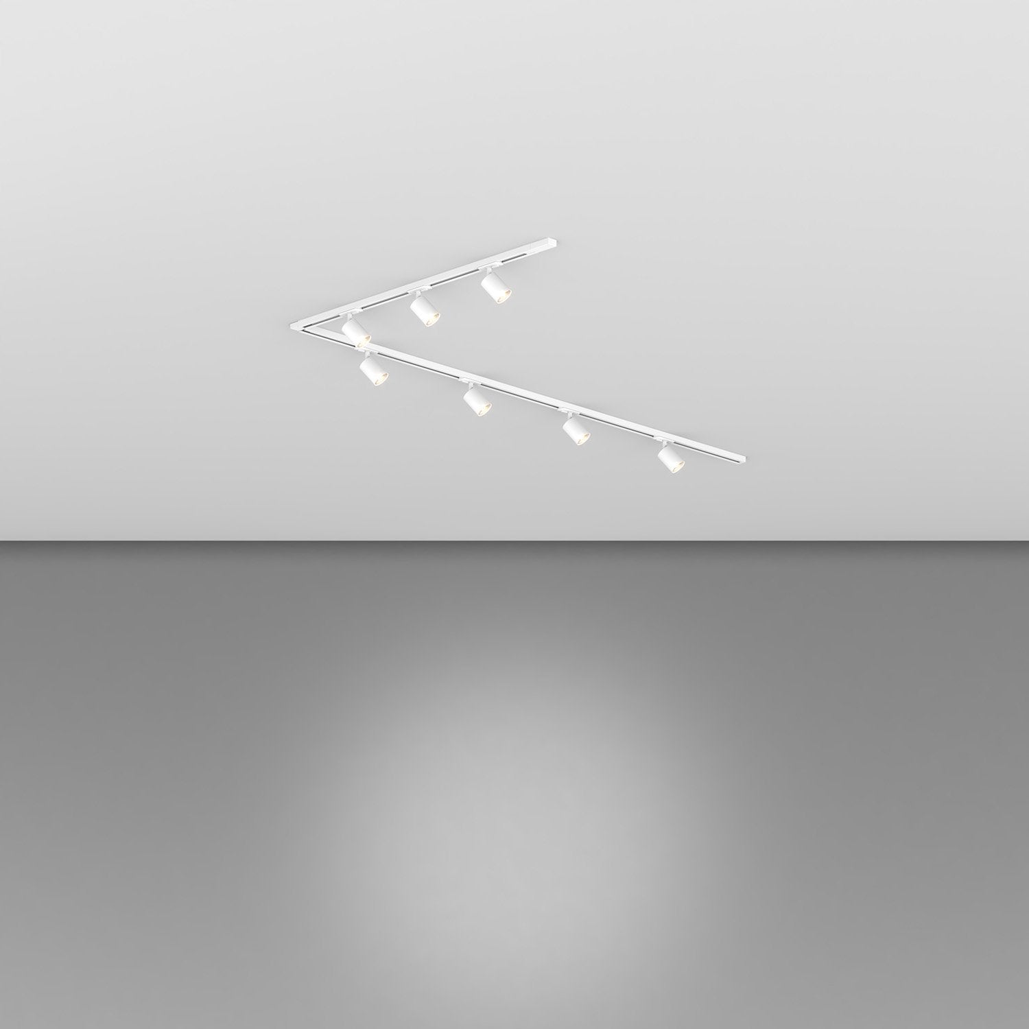 Kit Binario Moderno Mono Yari Kit Metallo Bianco 7 Luci Gu10