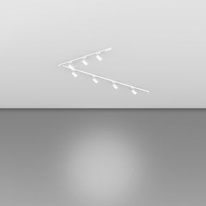 Kit Binario Moderno Mono Yari Kit Metallo Bianco 7 Luci Gu10