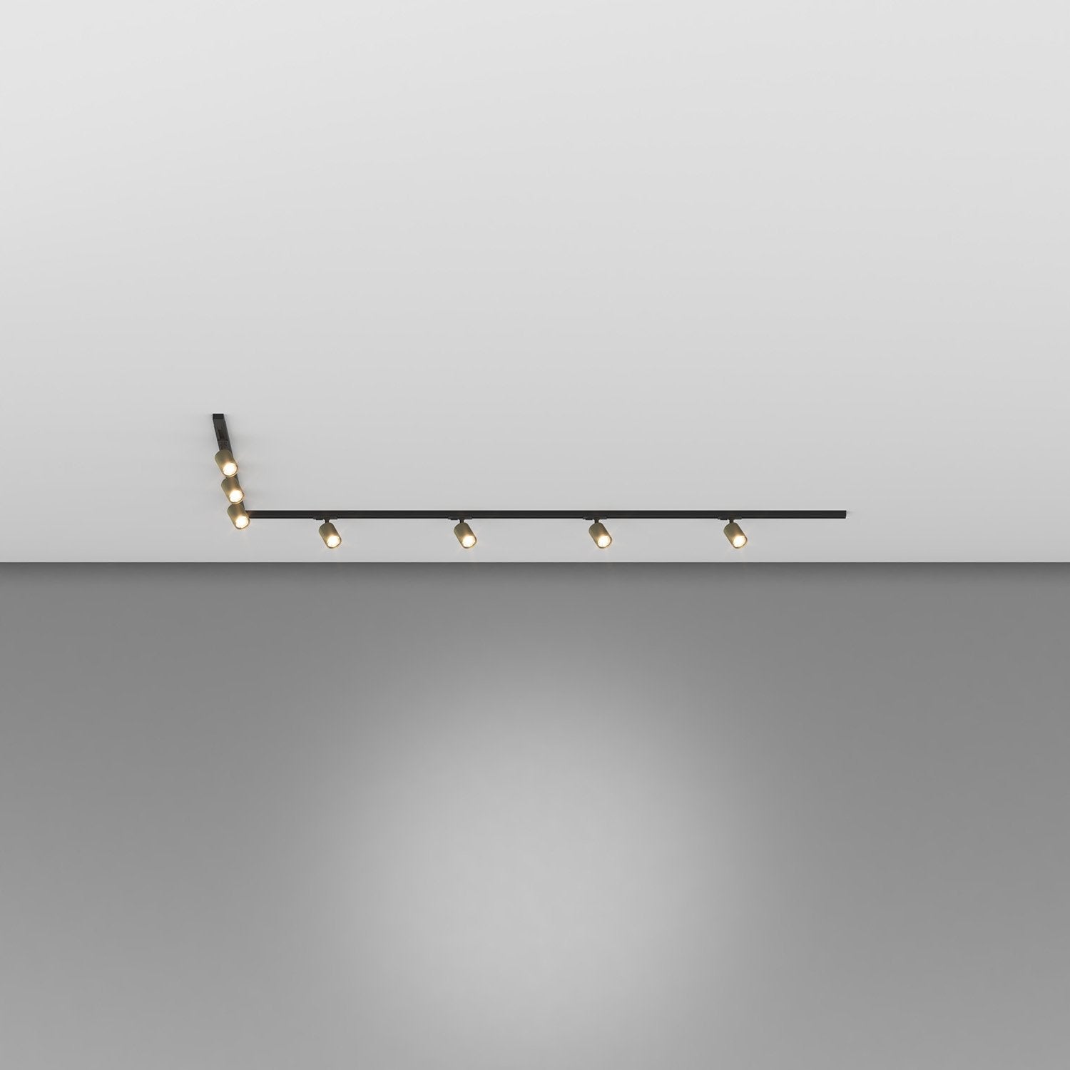 Kit Binario Moderno Mono Yari Kit Metallo Oro 7 Luci Gu10