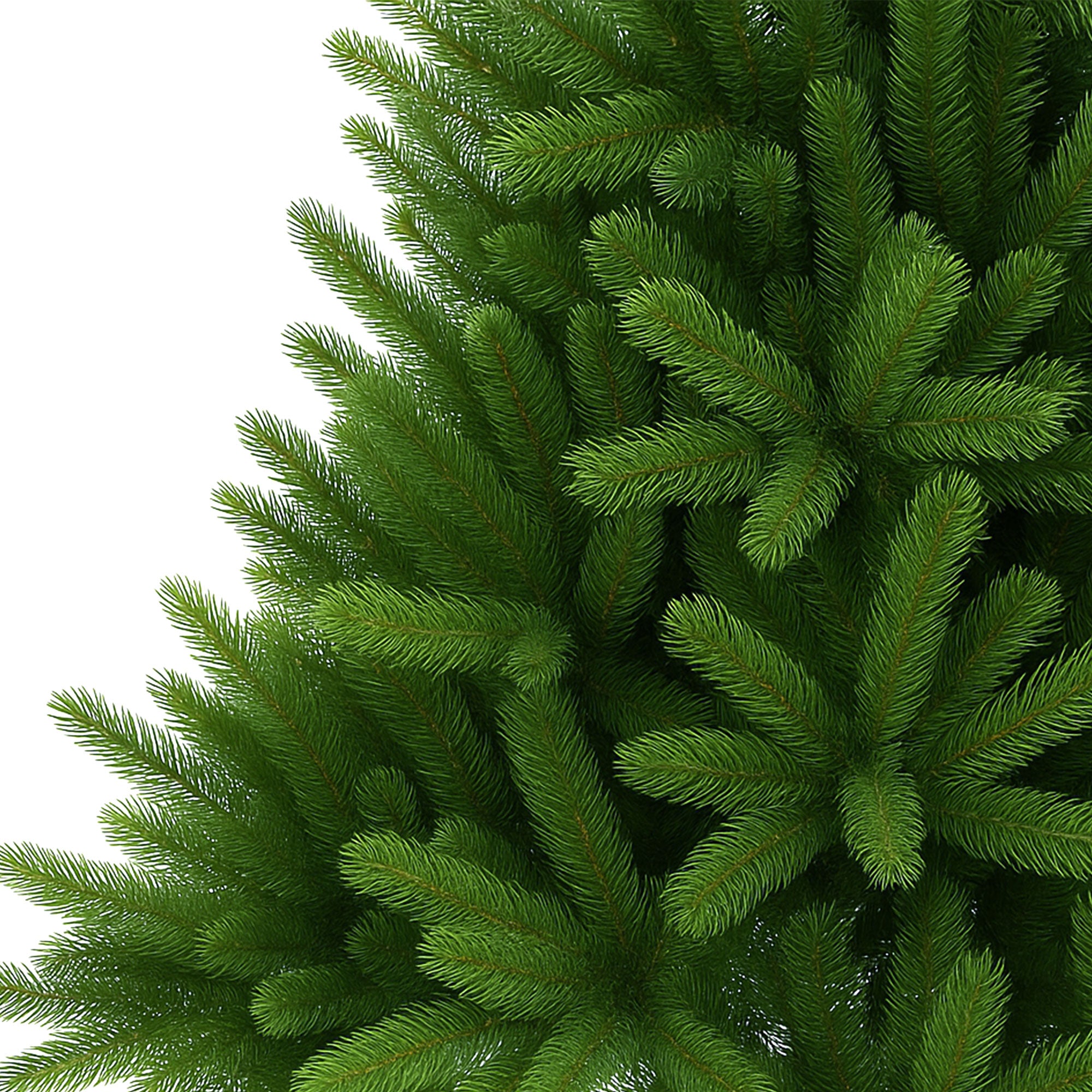 Sanoma - Albero di Natale Tradizionale in PE e PVC Ø119x240H cm, 1408 Punte