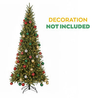 Sanoma - Albero di Natale Tradizionale in PE e PVC Ø119x240H cm, 1408 Punte