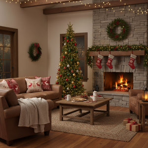 Sanoma - Albero di Natale Tradizionale in PE e PVC Ø134x270H cm, 1828 Punte