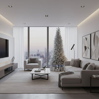 Bushy - Albero di Natale Innevato in PE e PVC Ø93x180H cm, 872 Punte