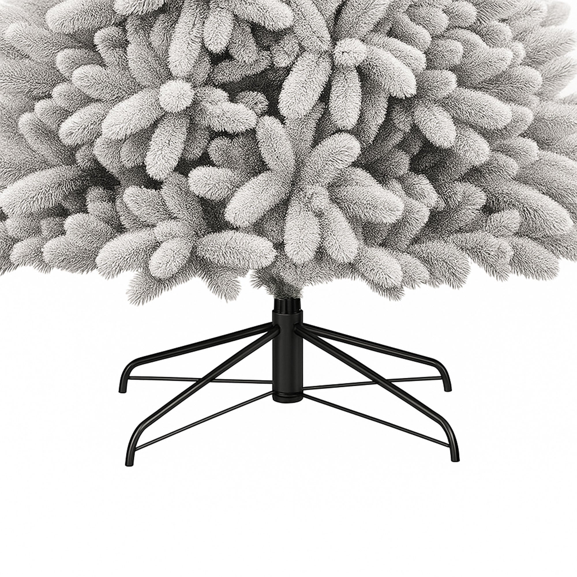 Bushy - Albero di Natale Innevato in PE e PVC Ø93x180H cm, 872 Punte
