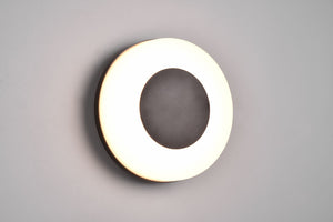 MORENA APPLIQUE DA ESTERNO LED 14W 1500lm, 2300+3000+4000K TONDA CON VARIAZIONE TEMPERATURA DI COLORE D.25CM IP54