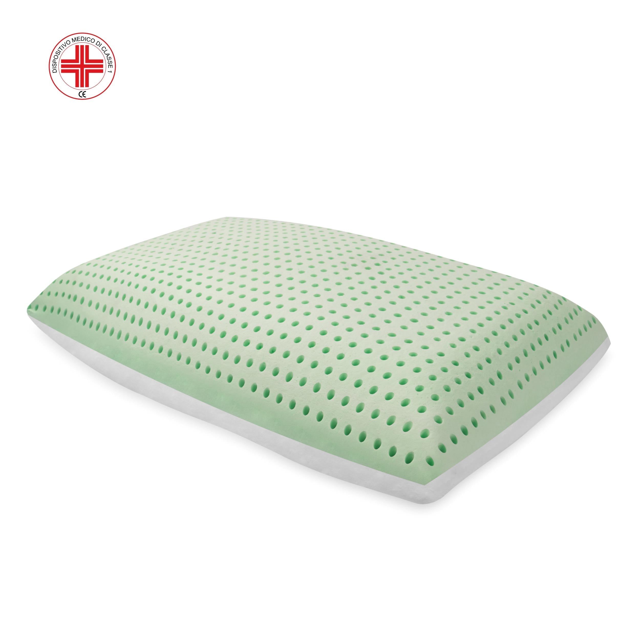 Cuscino in memory foam Anti-Insonnia Aromaterapico con Aloe Rinfrescante - Morfeo - 72x42x52cm