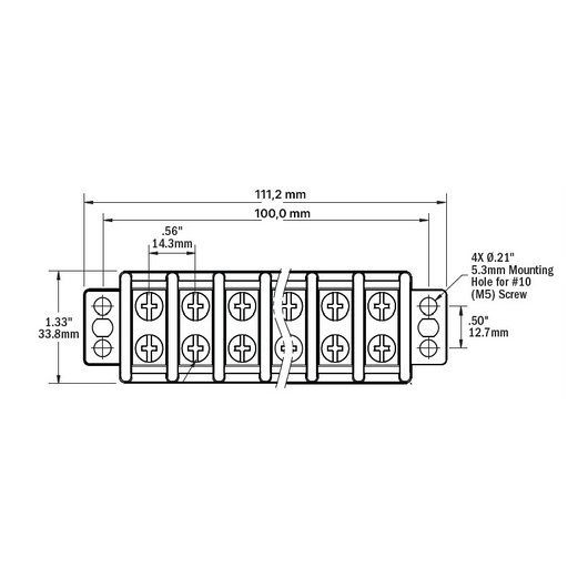 MORSETTIERE 4 TERMINALI