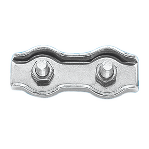 MORSETTO DOPPIO INOX 316 � MM.6