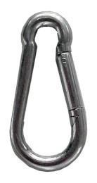 MOSCHETTONE ACCIAIO INOX MM.100