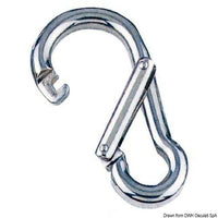 MOSCHETTONE ACCIAIO INOX MM.100