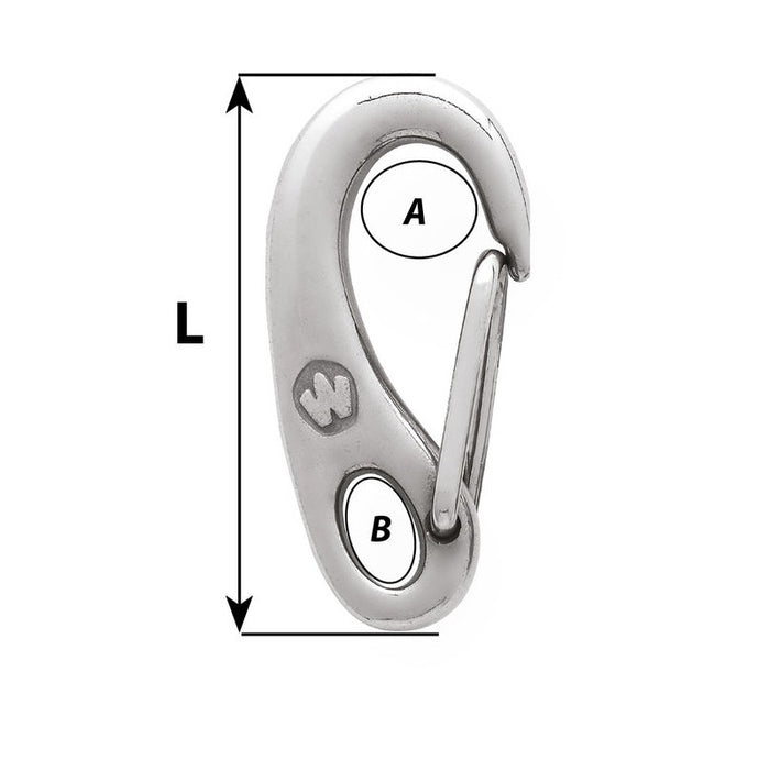 MOSCHETTONE INOX 316 MM 50