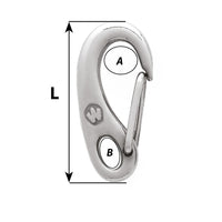 MOSCHETTONE INOX 316 MM 75