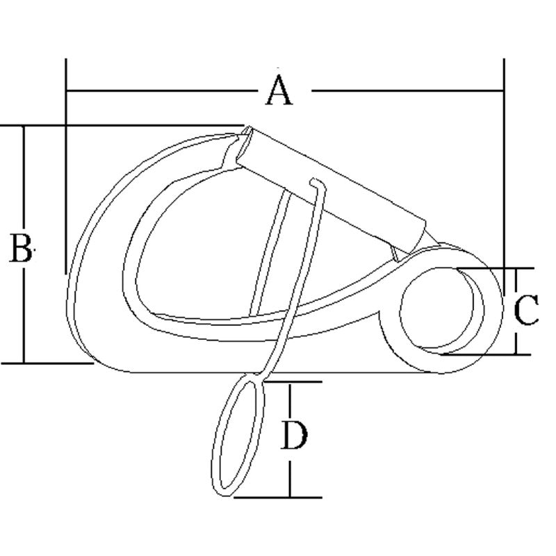 MOSCHETTONE INOX 316