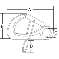 MOSCHETTONE INOX 316