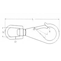 MOSCHETTONE INOX MM.100