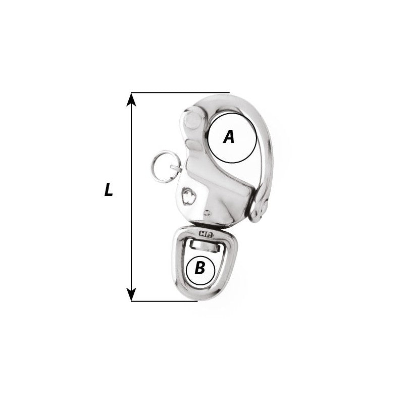 MOSCHETTONE PER SPINNAKER MM 90