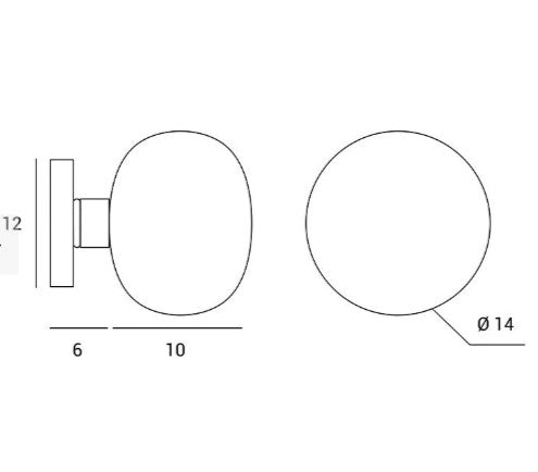 MOSE LAMPADA DA PARETE O SOFFITTO STRUTTURA NERA PARTICOLARI BRONZO ATTACCO G9