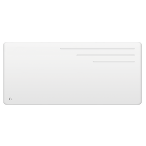 Radiatore elettrico fisso ad inerzia secca in ghisa 2000W MOTU orizzontale bianco