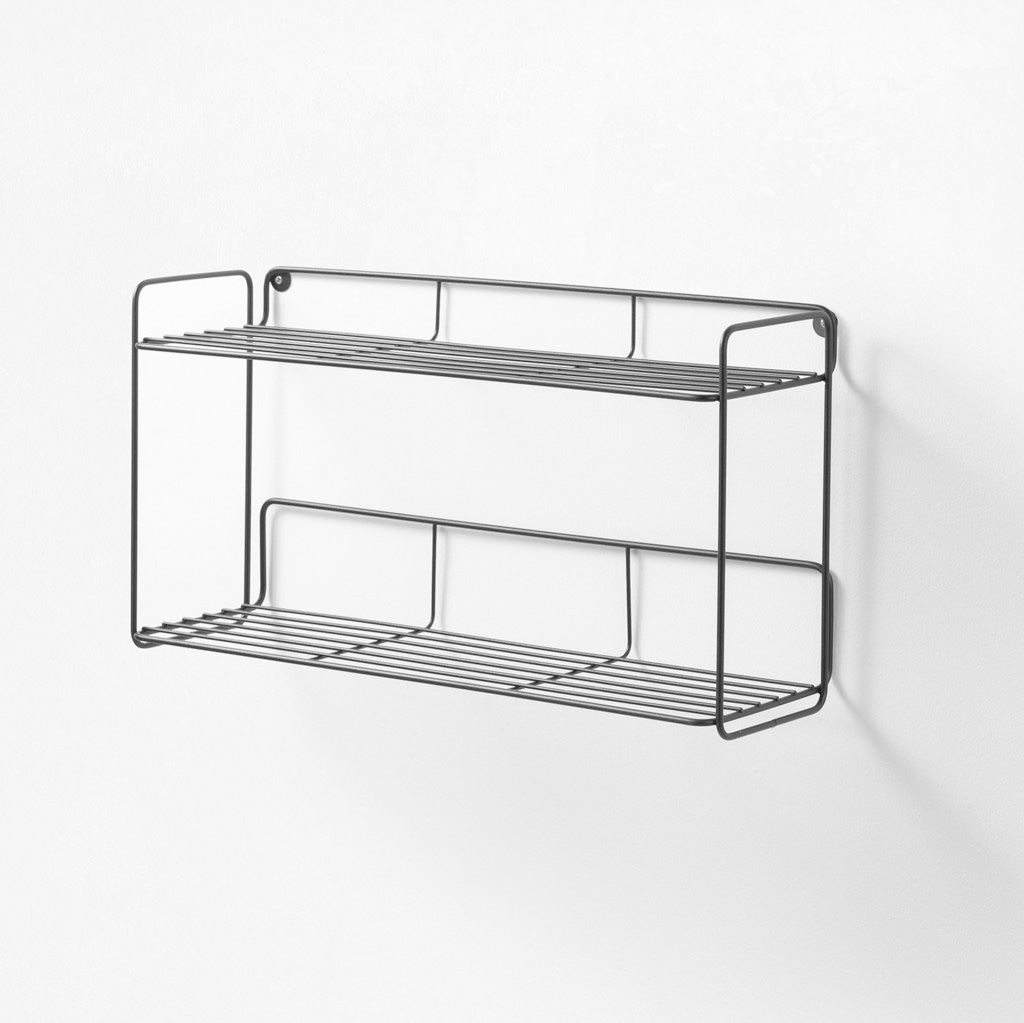 Mensola/Scaffale da parete NORI nero