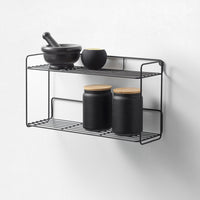 Mensola/Scaffale da parete NORI nero