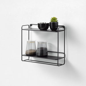 Mensola/Scaffale da parete MILO nero