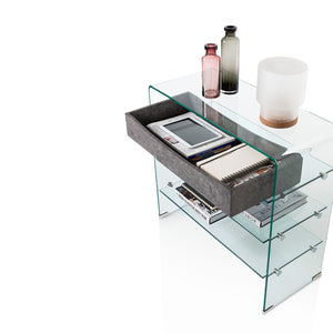 Consolle c/cassetto MAUBIN cemento