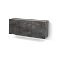 Combinazione mobile da parete 3/A LOYD ossido