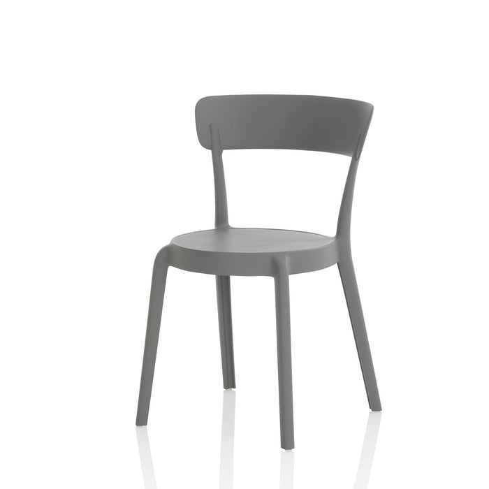 Set 4 Sedie da interno/esterno ISABEL grigio