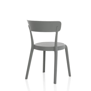 Set 4 Sedie da interno/esterno ISABEL grigio