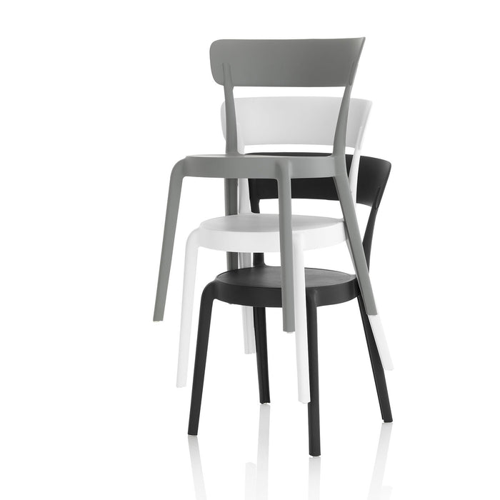 Set 4 Sedie da interno/esterno ISABEL grigio