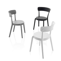 Set 4 Sedie da interno/esterno ISABEL grigio