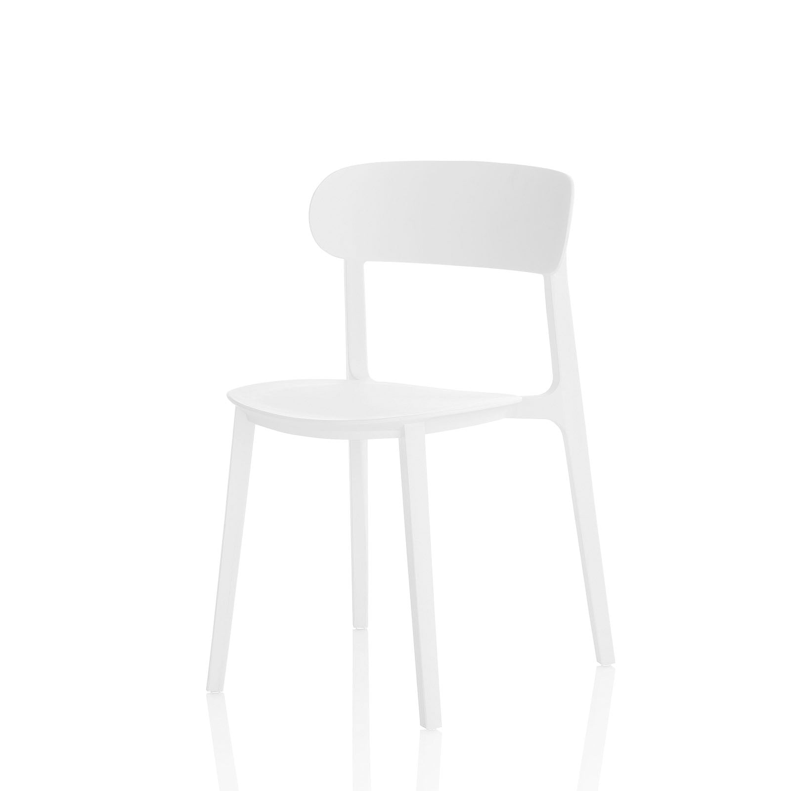 Set 4 Sedie da interno/esterno SILVIA bianco