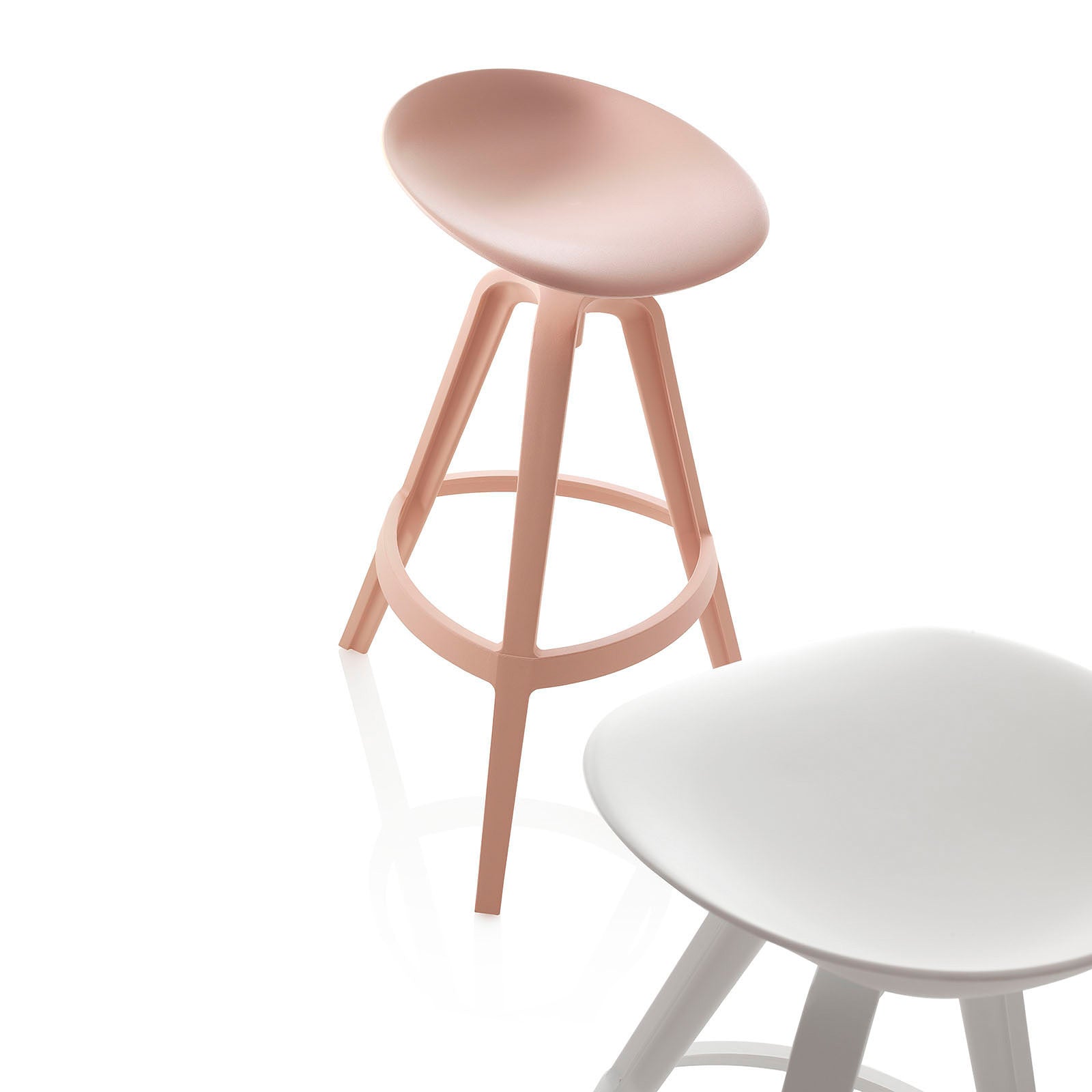 Set 2 Sgabelli da interno/esterno COLBY bianco