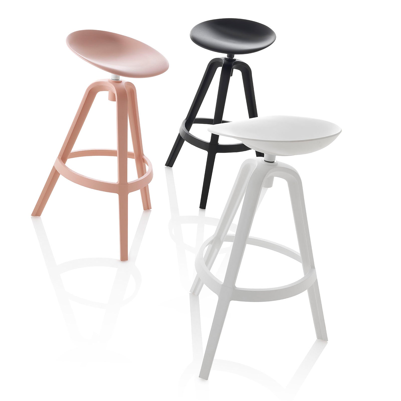 Set 2 Sgabelli da interno/esterno COLBY bianco