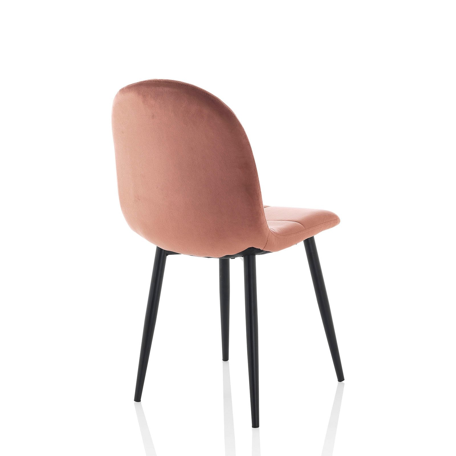 Set 4 Sedie LINDA rosa antico 