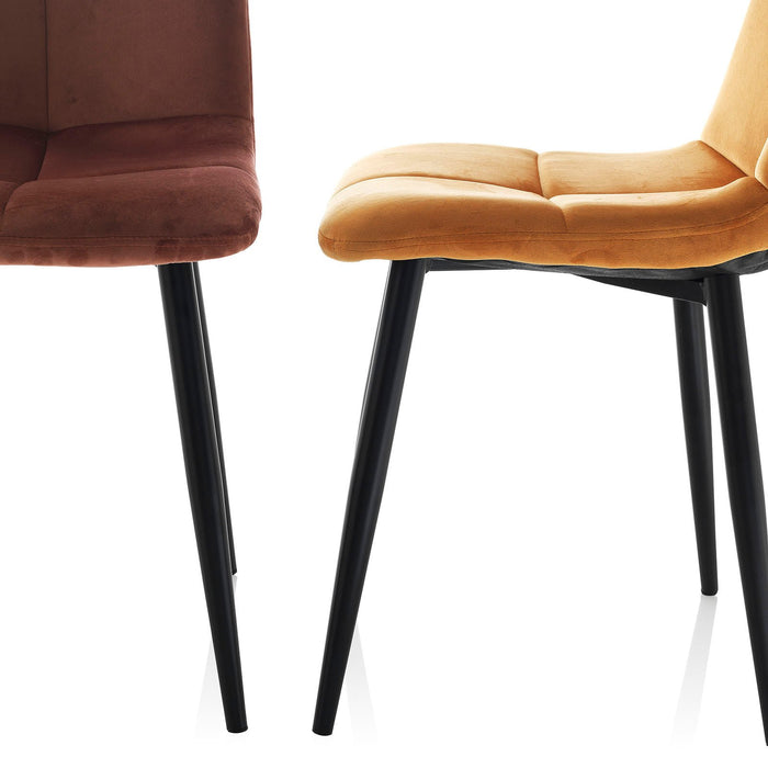 Set 4 Sedie LINDA rosa antico 