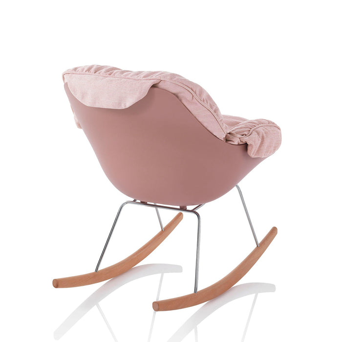 Poltrona con dondolo ZEN rosa