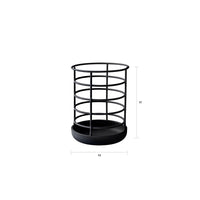 Porta utensili da cucina TOM nero