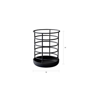 Porta utensili da cucina TOM nero