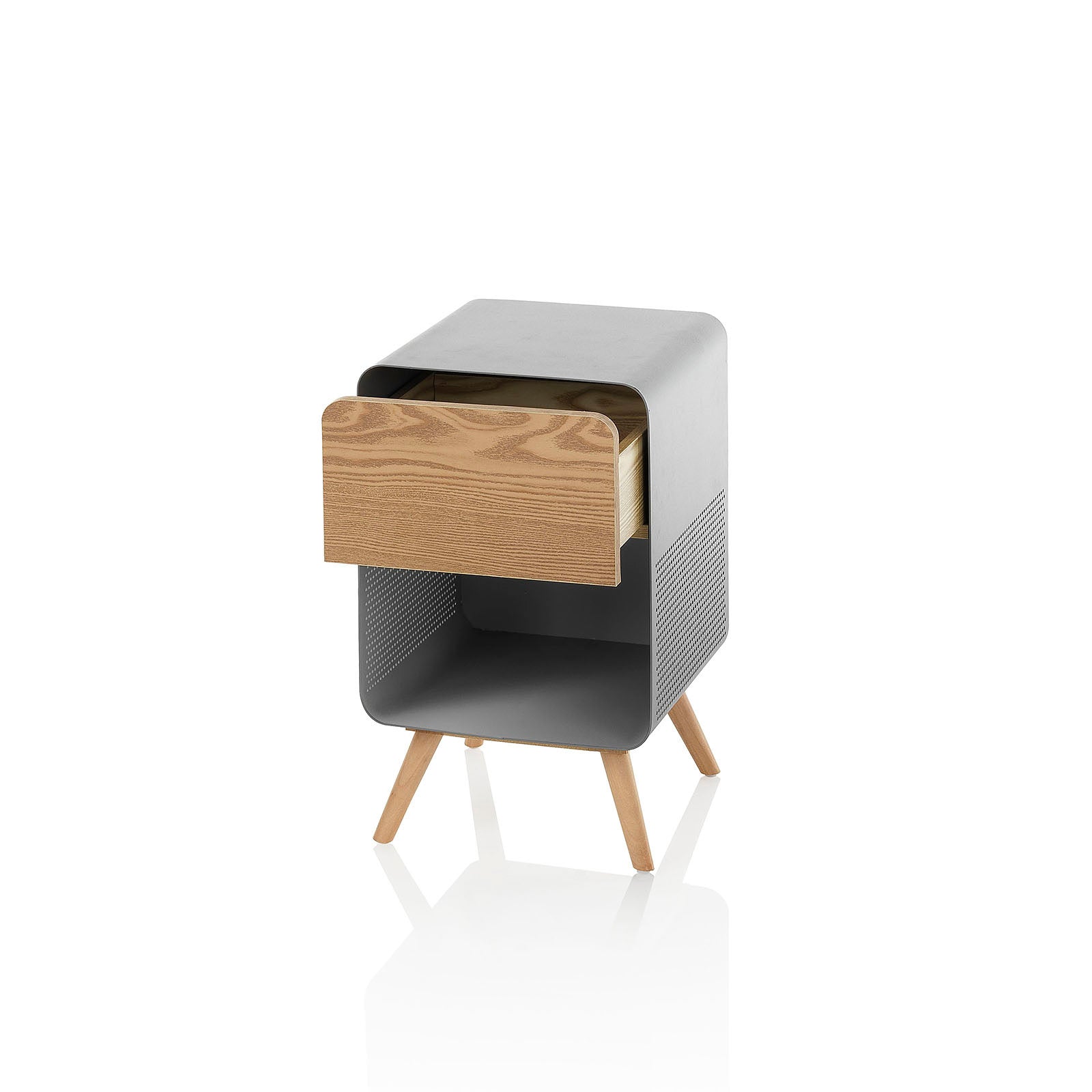 Tavolino/Comodino EVAN bianco