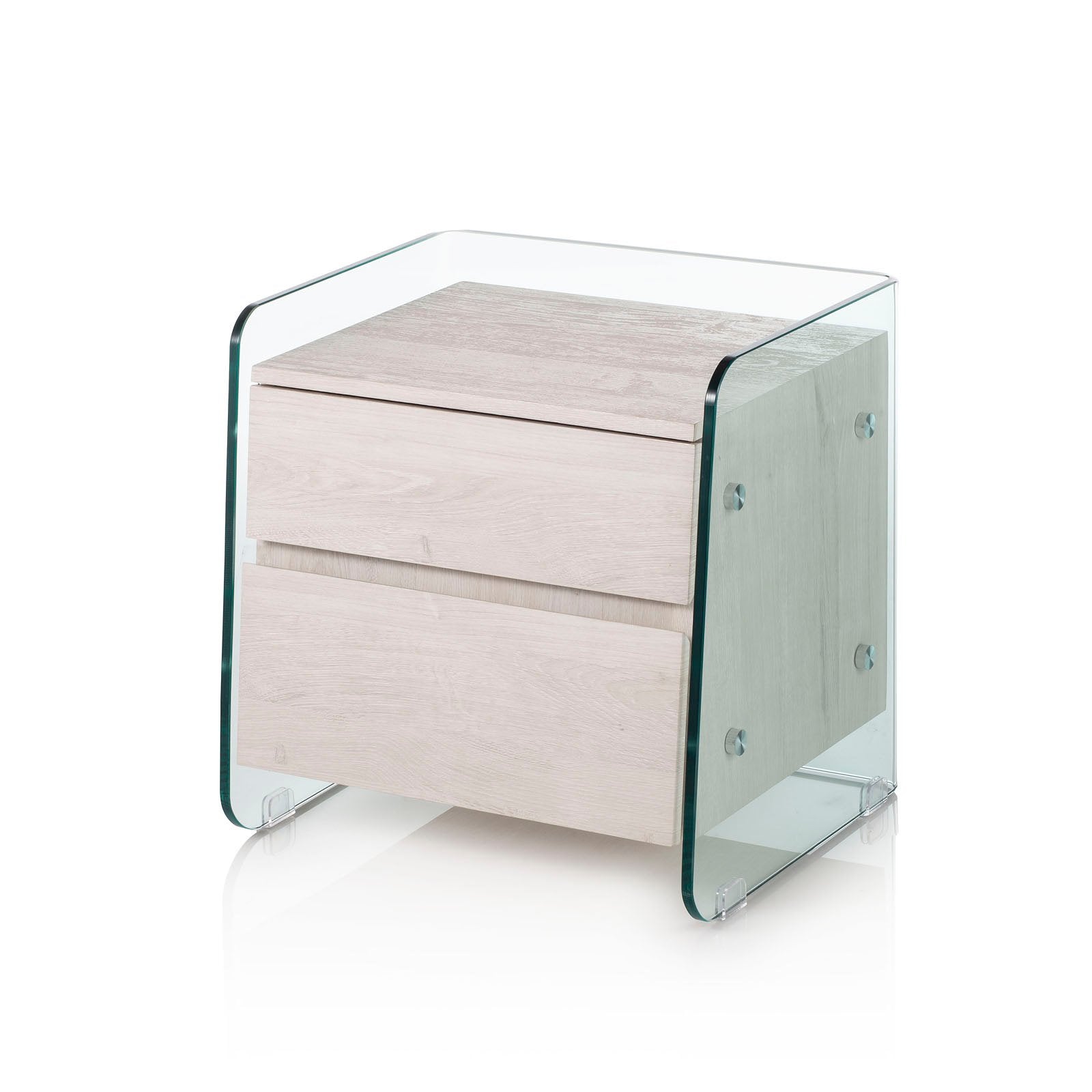 Tavolino/comodino GIORGIO bianco