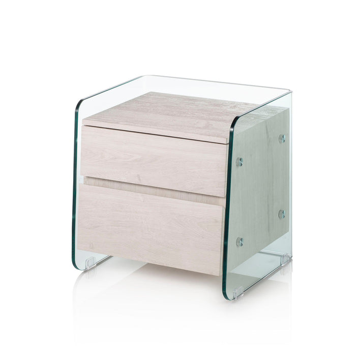 Tavolino/comodino GIORGIO bianco