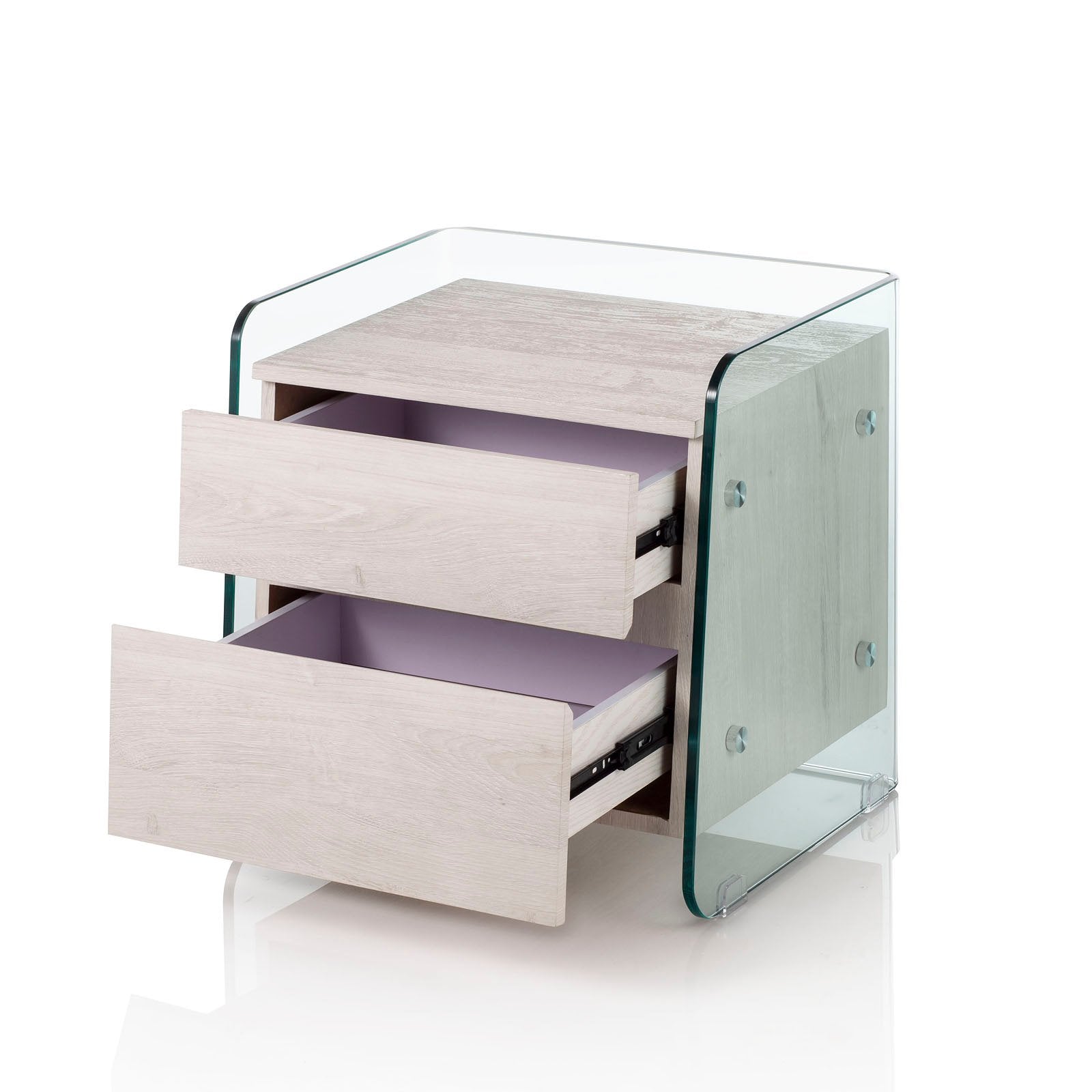 Tavolino/comodino GIORGIO bianco