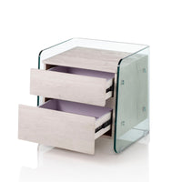 Tavolino/comodino GIORGIO bianco