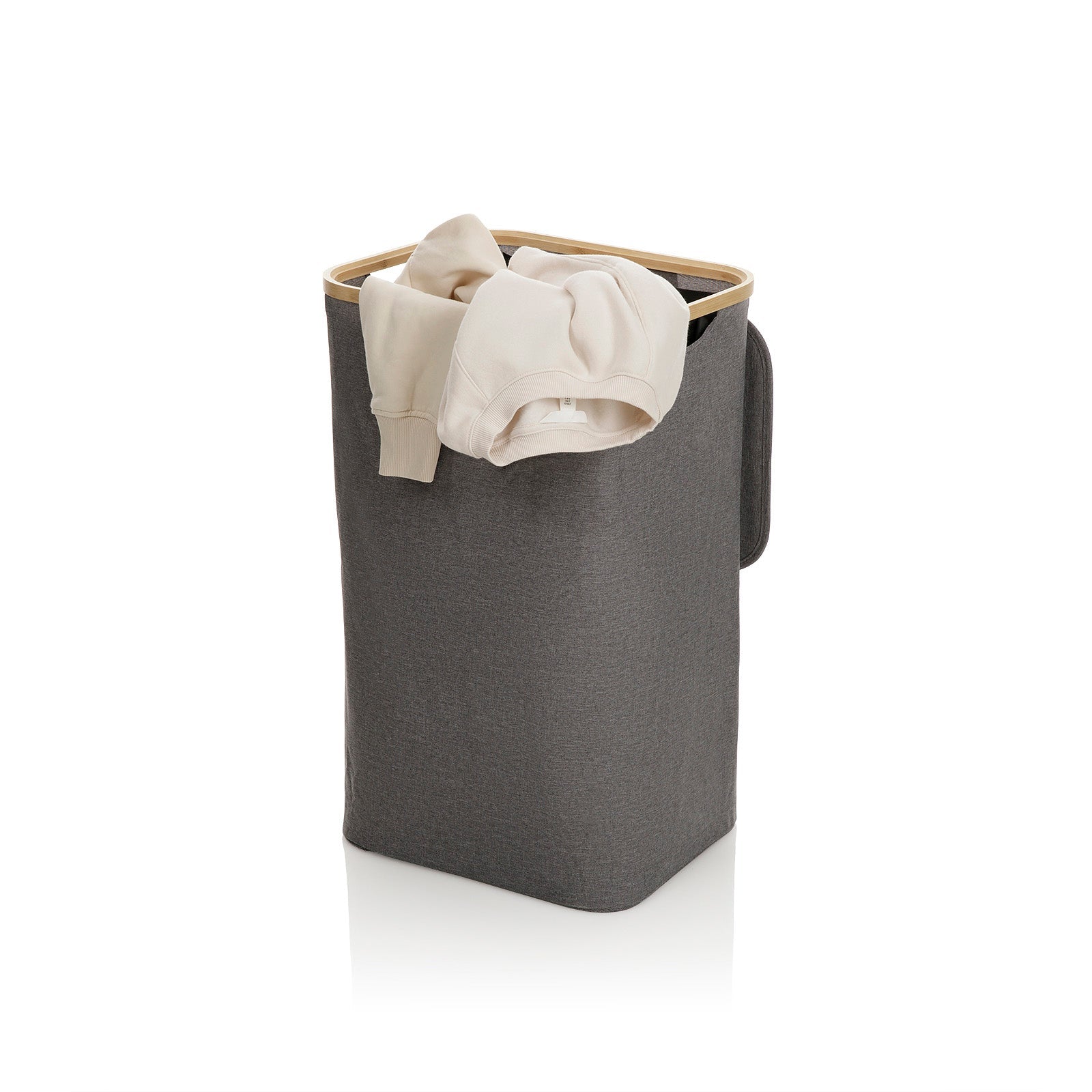 Cesto porta biancheria MARK grigio