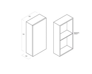 Pensile alto AURORA ossido