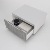 Cassettiera L.90 P.45 H.32 GIOVE colore cemento