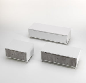 Cassettiera L.90 P.45 H.32 GIOVE colore cemento