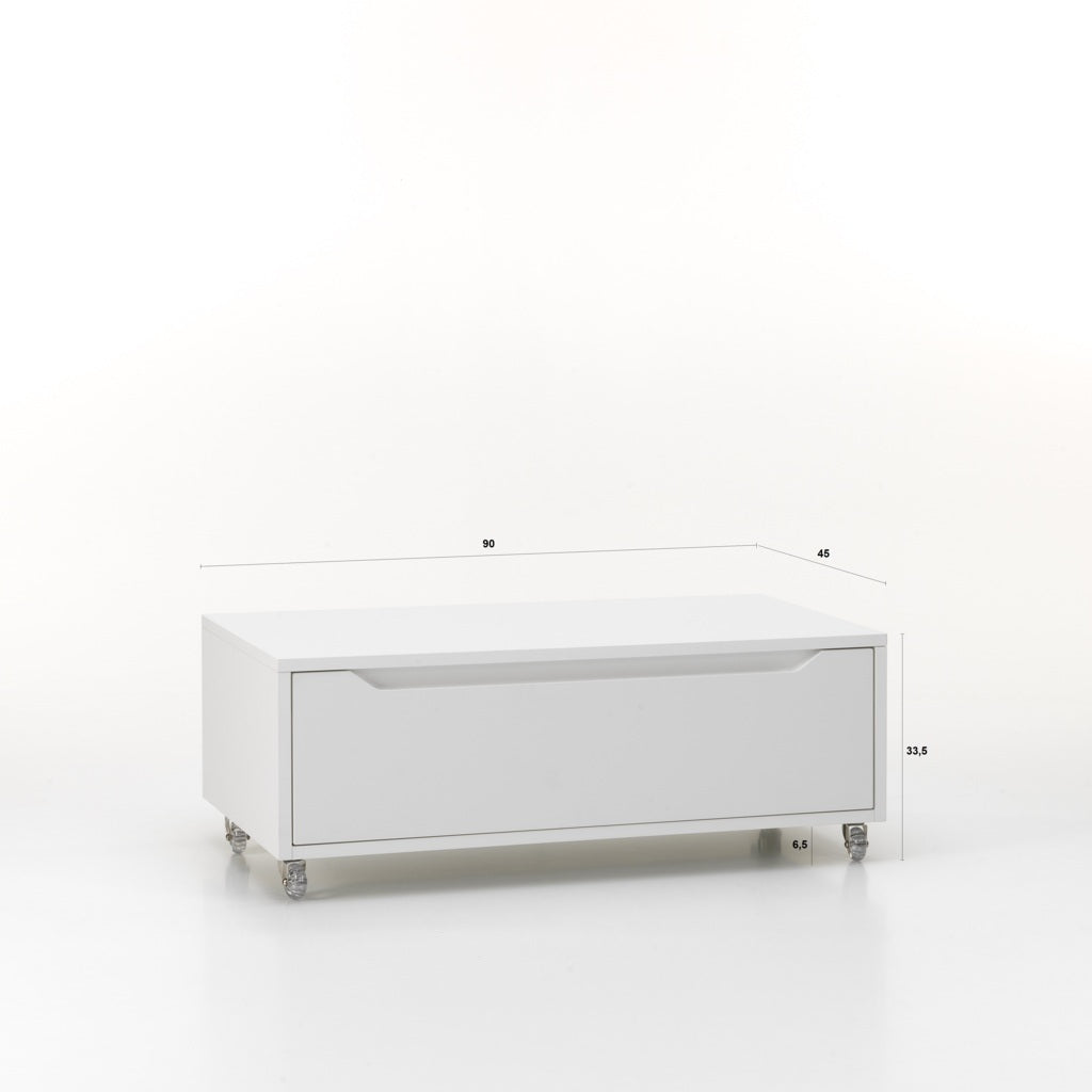 Cassettiera L.90 P.45 H.32 GIOVE colore cemento