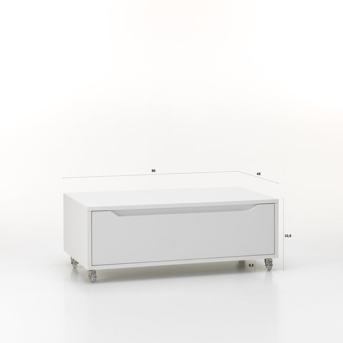 Cassettiera L.90 P.45 H.32 GIOVE colore cemento